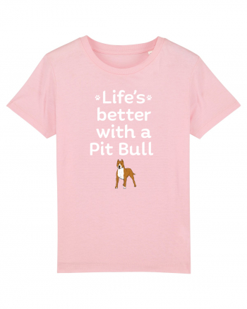 PIT BULL  Cotton Pink