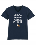 PIT BULL  Tricou mânecă scurtă guler V Bărbat Presenter