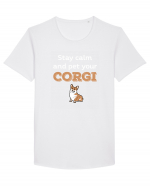 CORGI Tricou mânecă scurtă guler larg Bărbat Skater