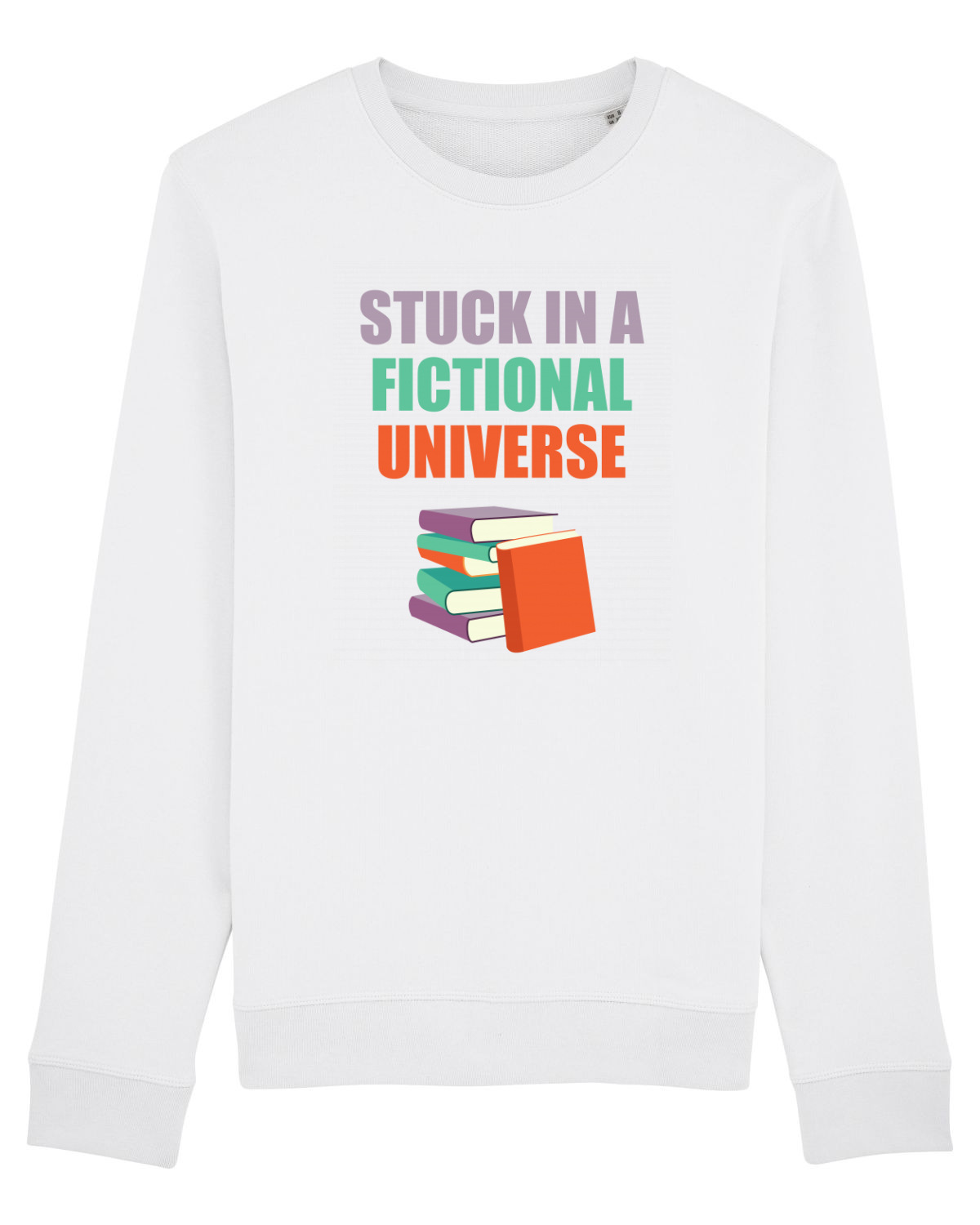 Bluză mânecă lungă Unisex Rise White