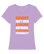 HUNGRY Tricou mânecă scurtă guler larg fitted Damă Expresser