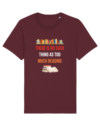 READING BOOKS Burgundy