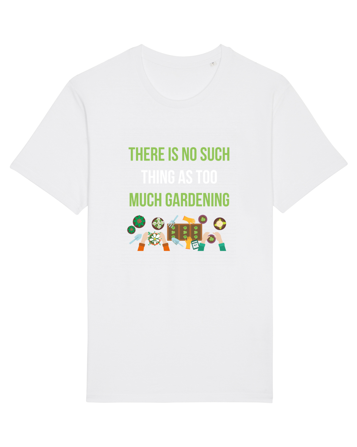 Tricou mânecă scurtă Unisex Rocker White