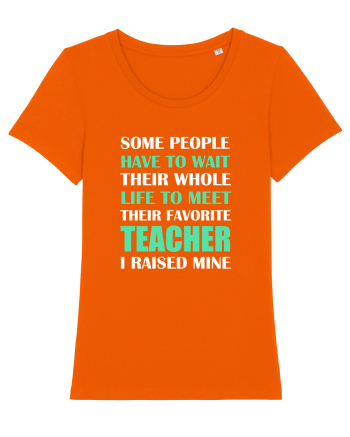 TEACHER Bright Orange