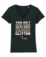 GERMAN SHEPHERD Tricou mânecă scurtă guler V Damă Evoker