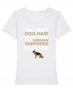 GERMAN SHEPHERD Tricou mânecă scurtă guler larg fitted Damă Expresser