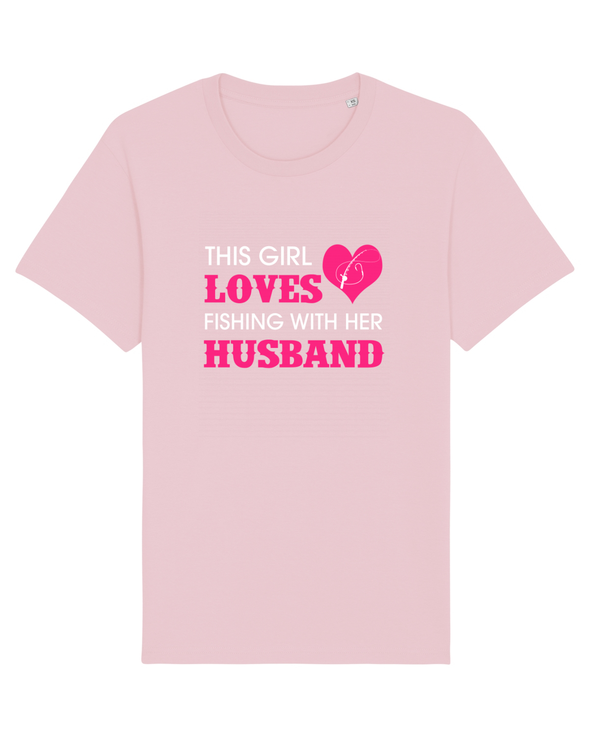 Tricou mânecă scurtă Unisex Rocker Cotton Pink
