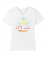 SMILE Tricou mânecă scurtă guler V Bărbat Presenter