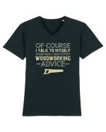 WOOD Tricou mânecă scurtă guler V Bărbat Presenter