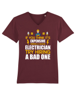 ELECTRICIAN Tricou mânecă scurtă guler V Bărbat Presenter