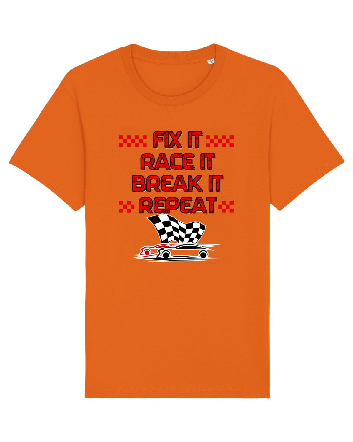 Tricou mânecă scurtă Unisex Rocker Bright Orange