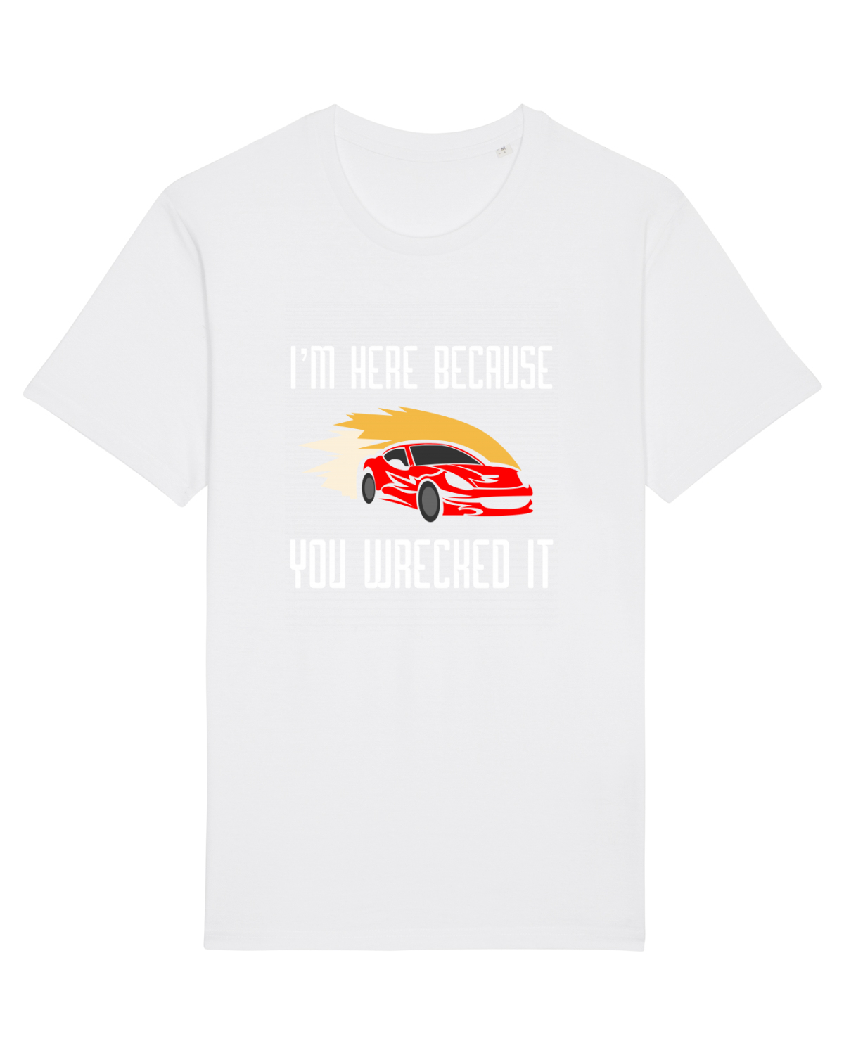 Tricou mânecă scurtă Unisex Rocker White