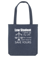 LAW STUDENT Sacoșă textilă