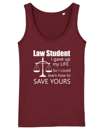 LAW STUDENT Burgundy