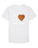 BASKETBALL  Tricou mânecă scurtă guler larg Bărbat Skater