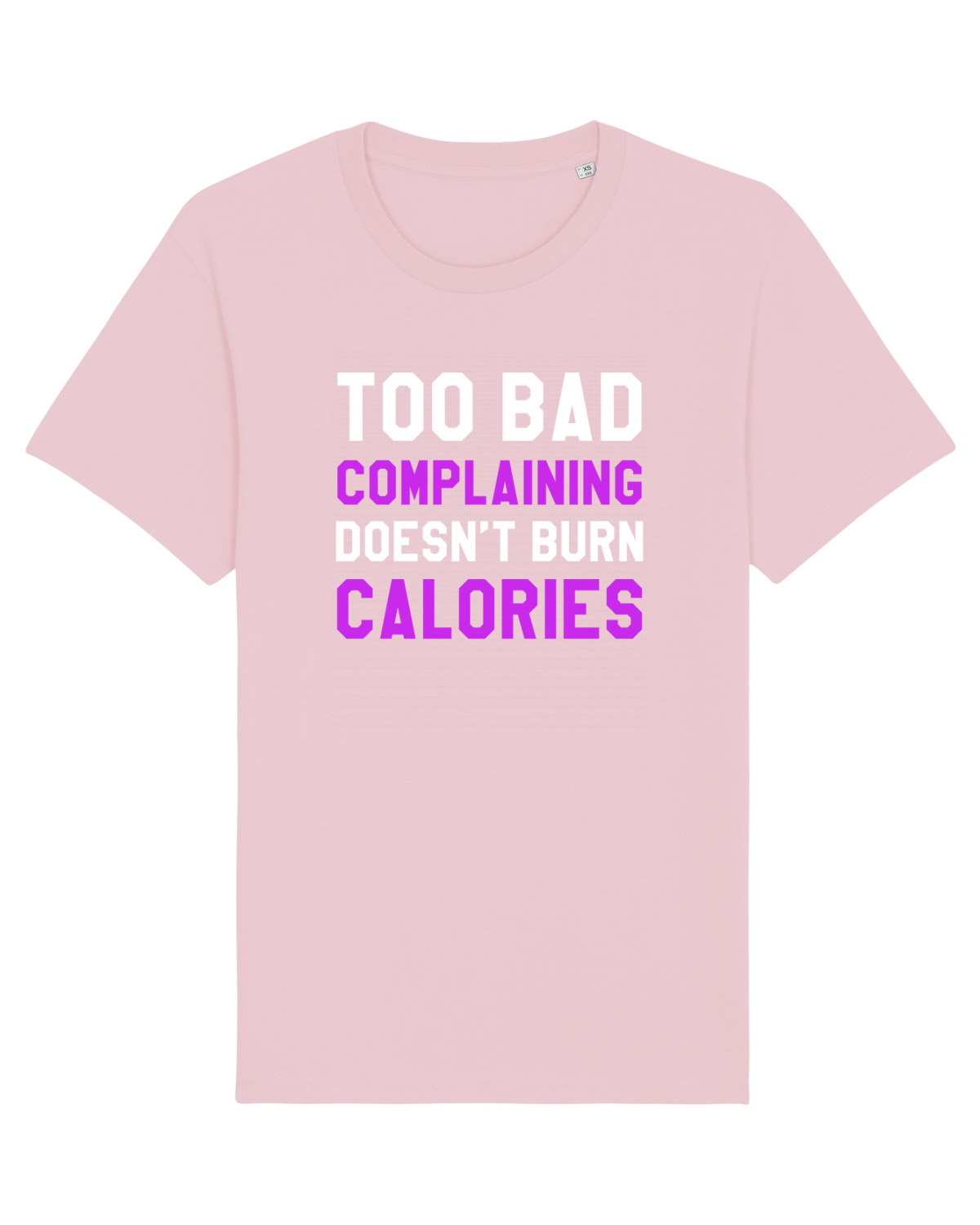 Tricou mânecă scurtă Unisex Rocker Cotton Pink