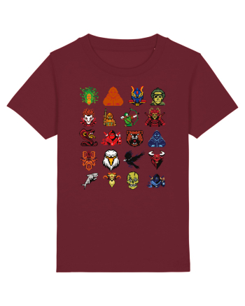 NFT Pixel Art Burgundy