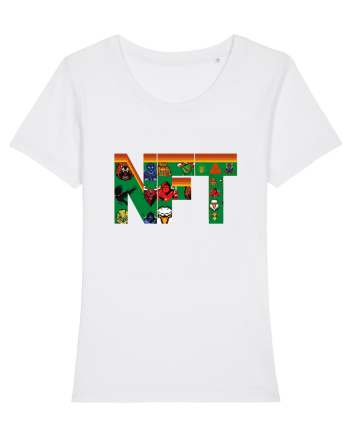 NFT Pixel Art White