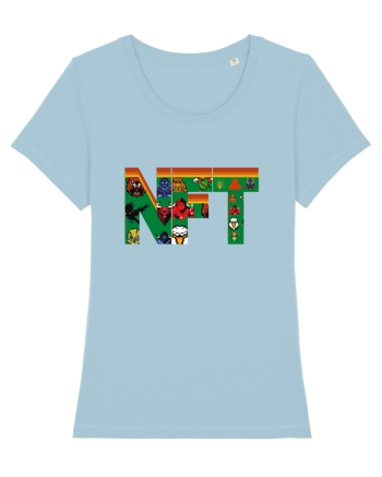 NFT Pixel Art Sky Blue