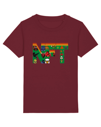 NFT Pixel Art Burgundy