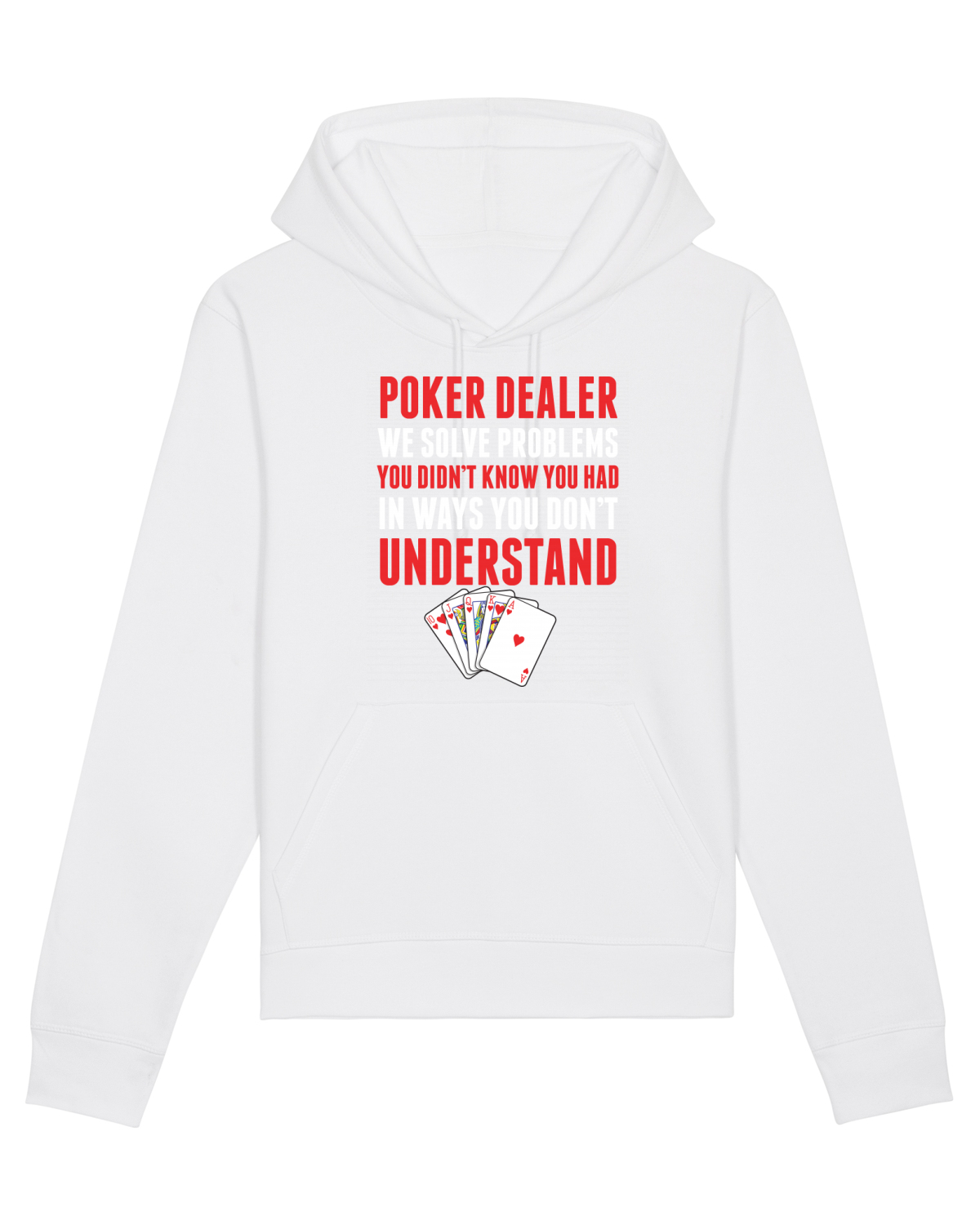 Hanorac Unisex Drummer White