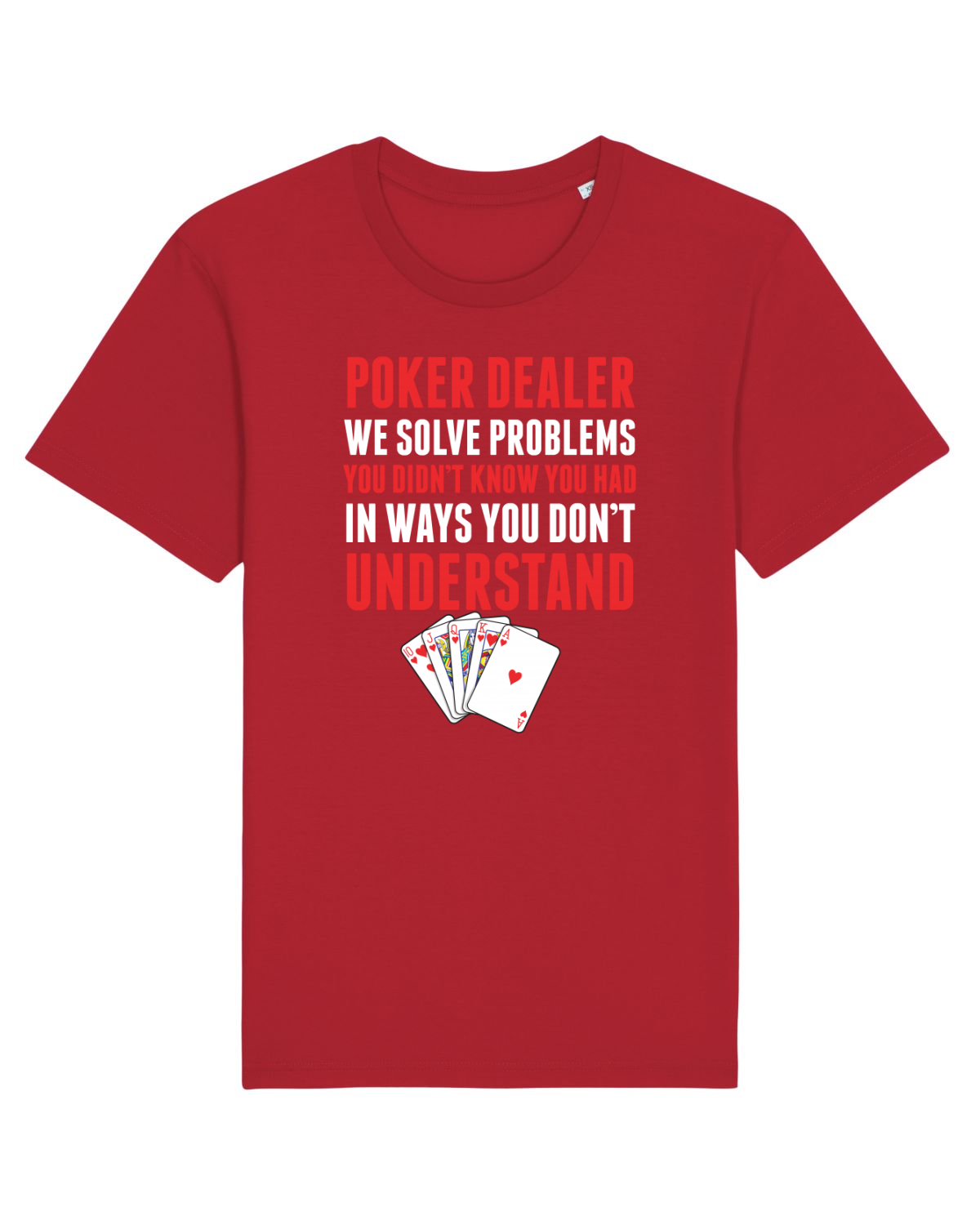 Tricou mânecă scurtă Unisex Rocker Red