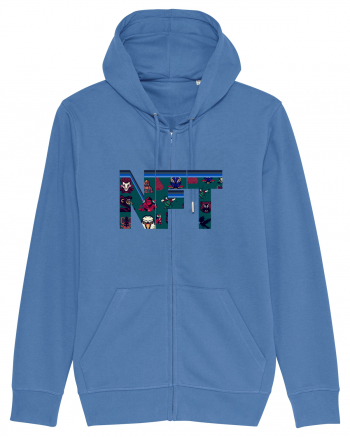 NFT Pixel Art Bright Blue