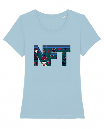 NFT Pixel Art Sky Blue