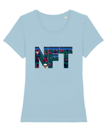 NFT Pixel Art Sky Blue