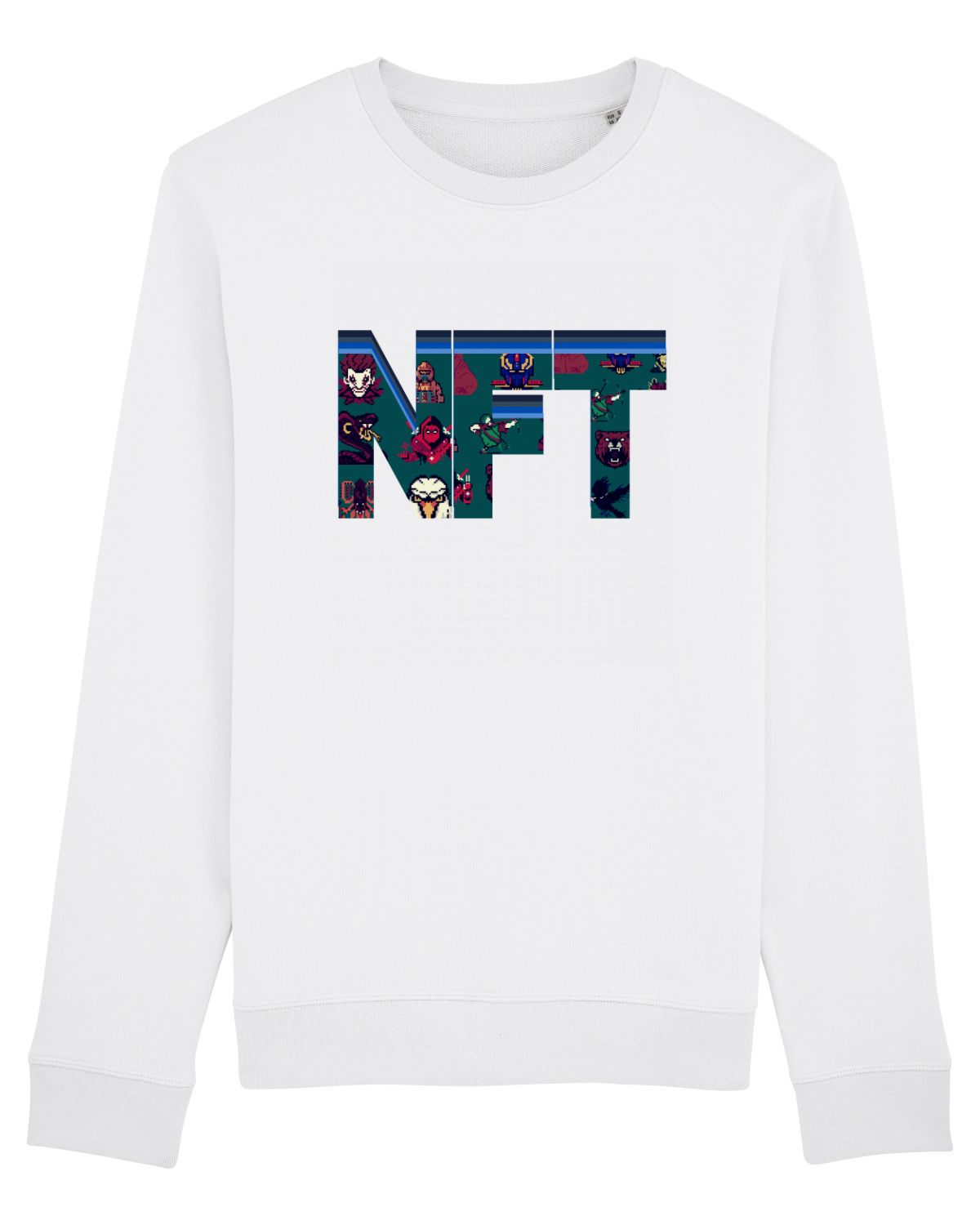 Bluză mânecă lungă Unisex Rise White