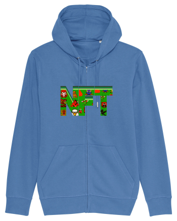 NFT Pixel Art Bright Blue