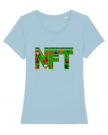 NFT Pixel Art Sky Blue