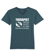 THERAPIST Tricou mânecă scurtă guler V Bărbat Presenter