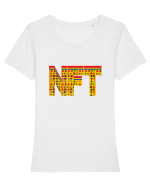 NFT Pixel Art Tricou mânecă scurtă guler larg fitted Damă Expresser