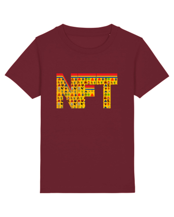 NFT Pixel Art Burgundy