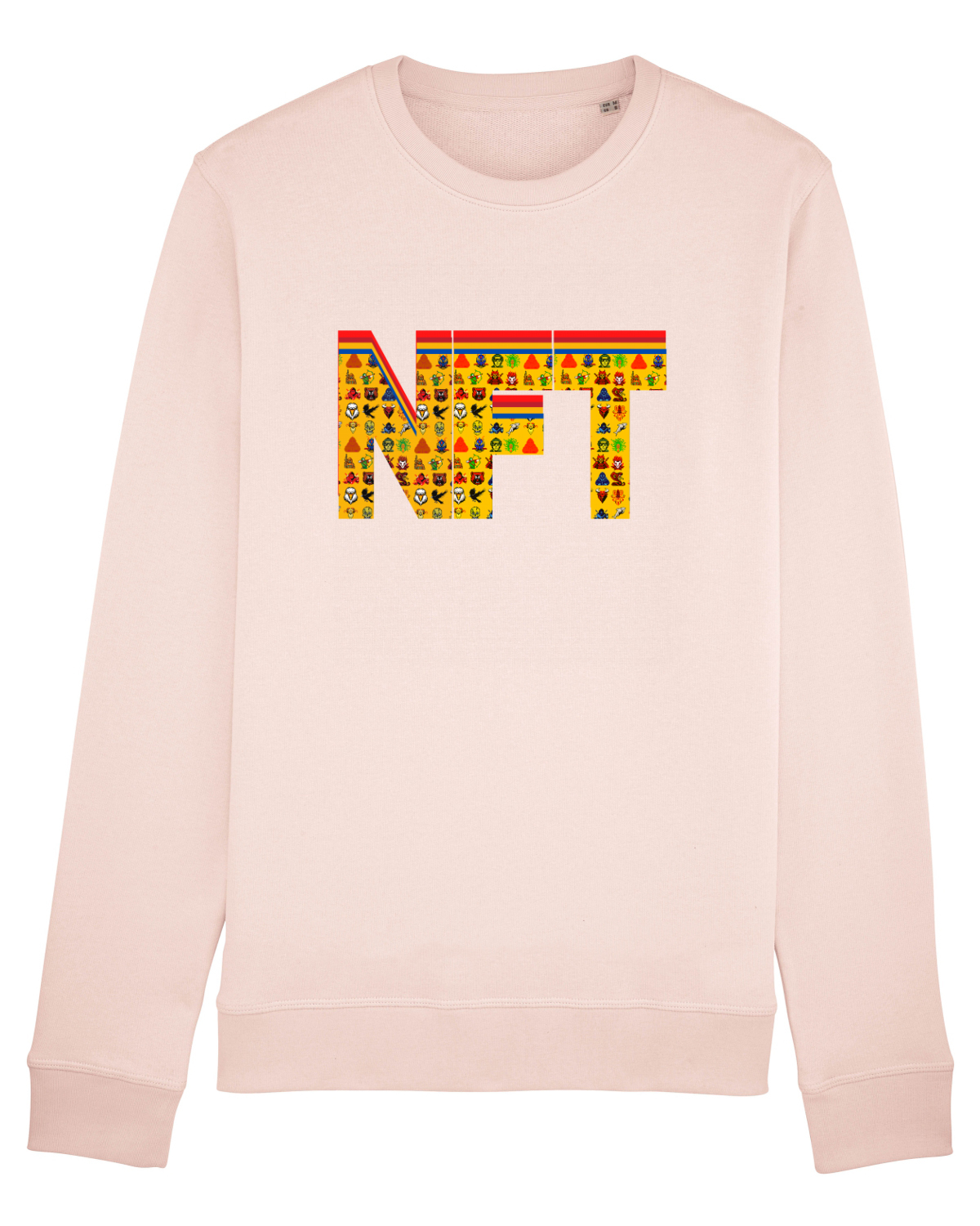 Bluză mânecă lungă Unisex Rise Candy Pink