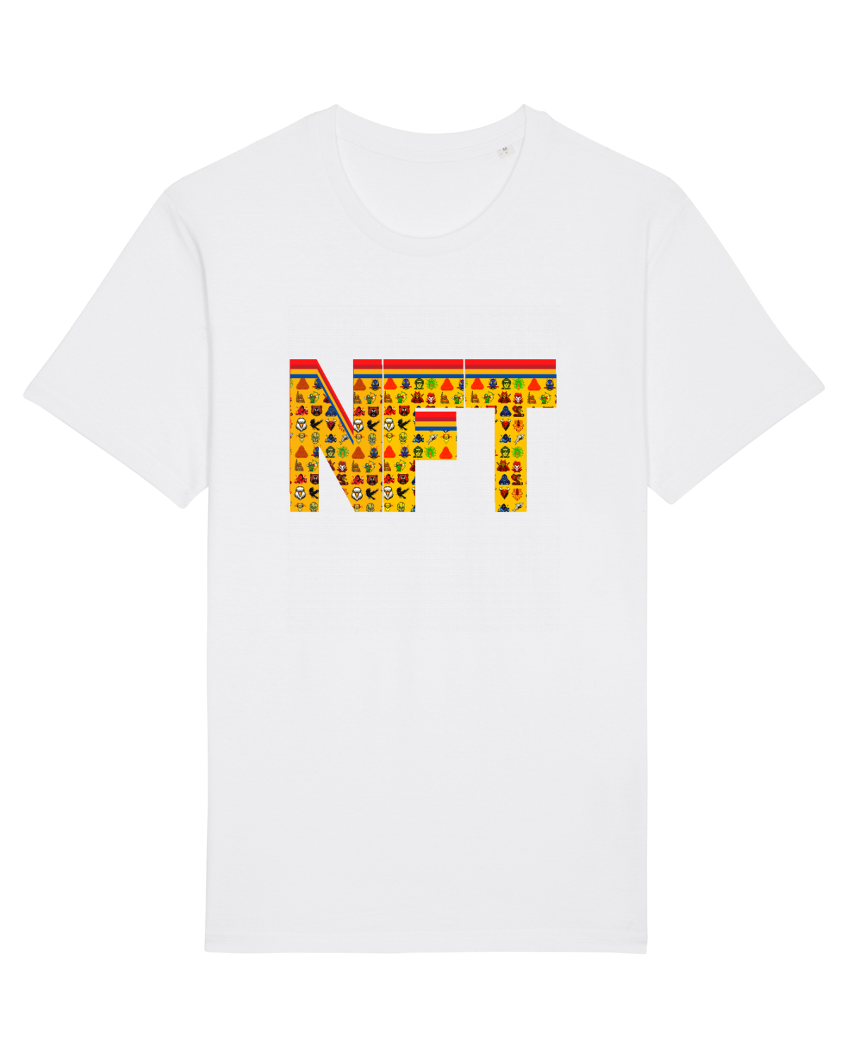 Tricou mânecă scurtă Unisex Rocker White