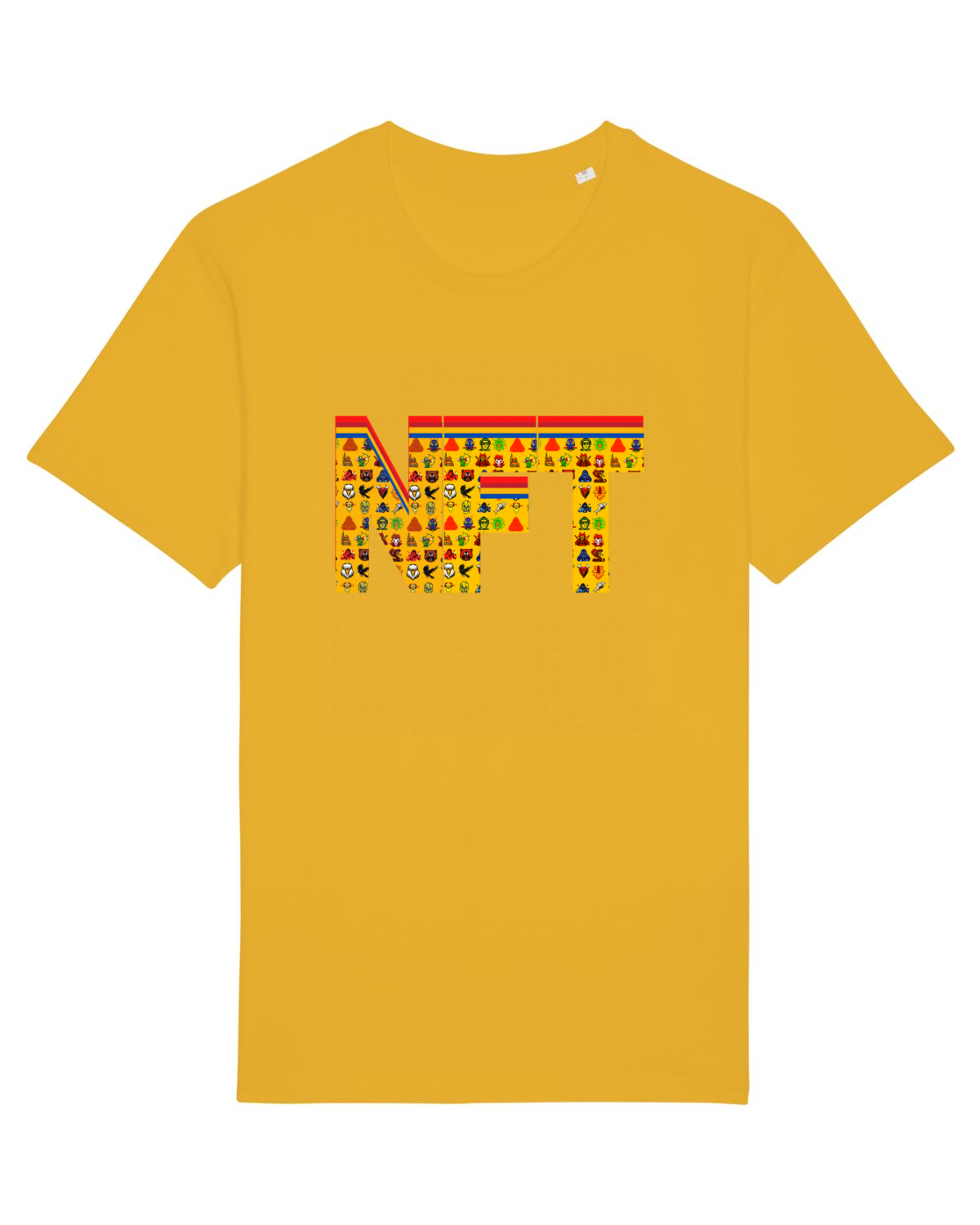 Tricou mânecă scurtă Unisex Rocker Spectra Yellow