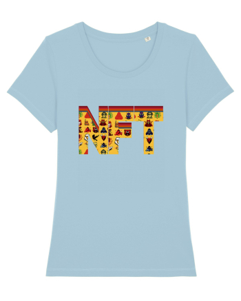 NFT Pixel Art Sky Blue