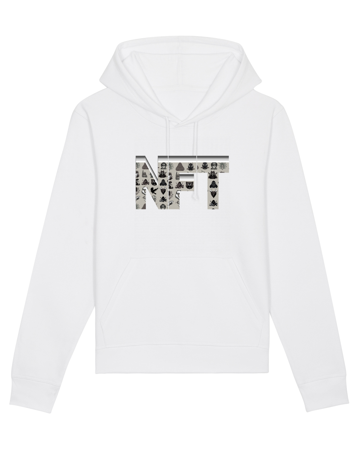 Hanorac Unisex Drummer White