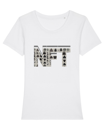 NFT Pixel Art White