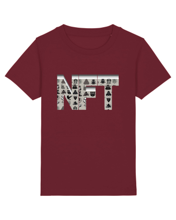 NFT Pixel Art Burgundy