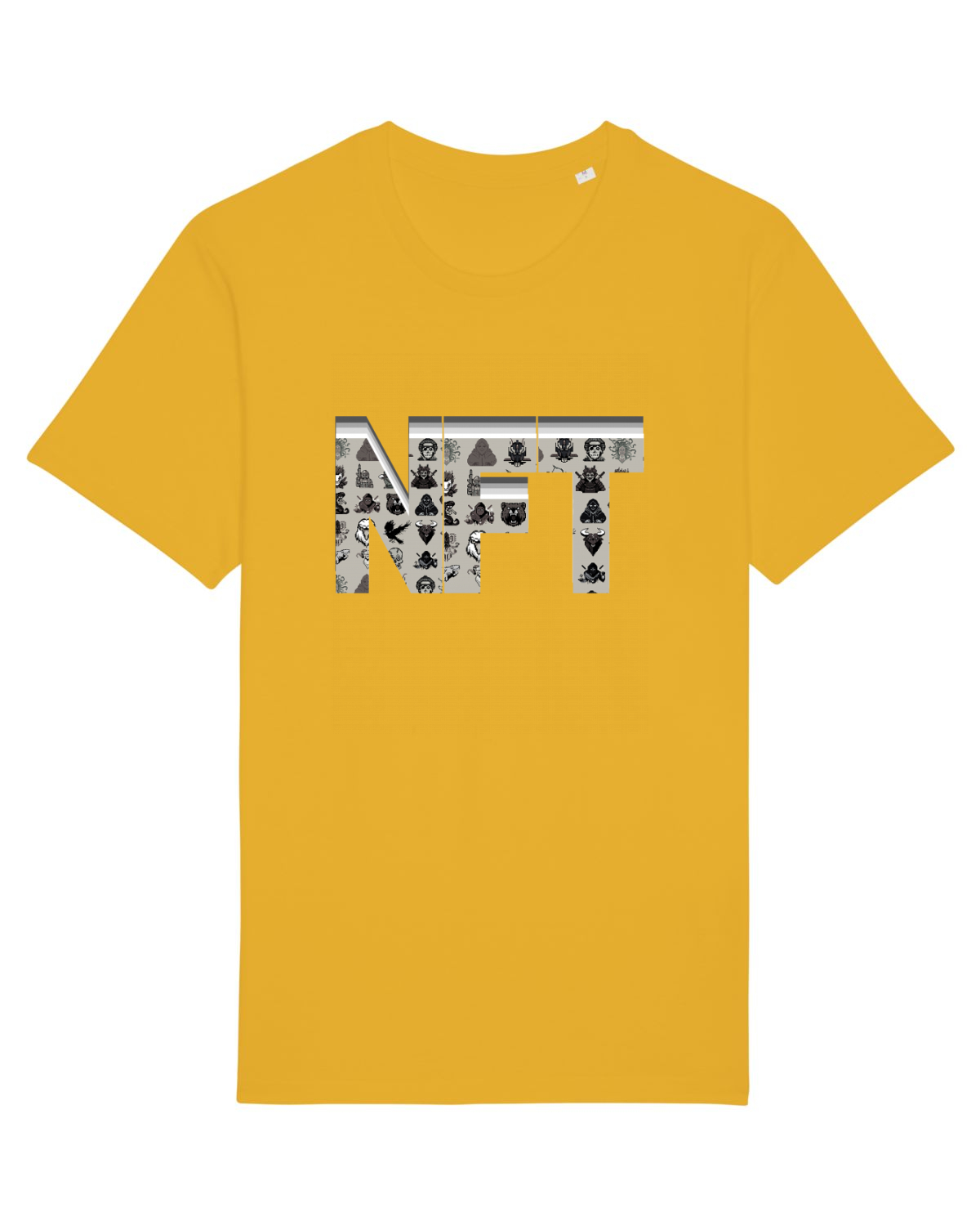 Tricou mânecă scurtă Unisex Rocker Spectra Yellow