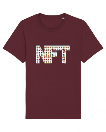 NFT Pixel Art Burgundy