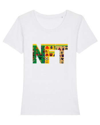 NFT Pixel Art White