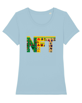 NFT Pixel Art Sky Blue