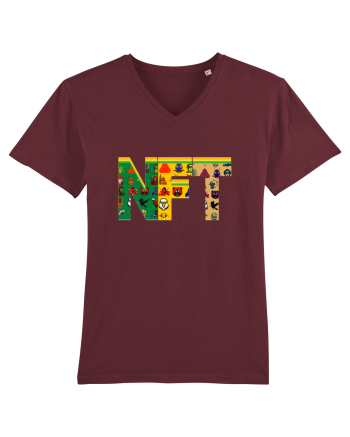 NFT Pixel Art Burgundy