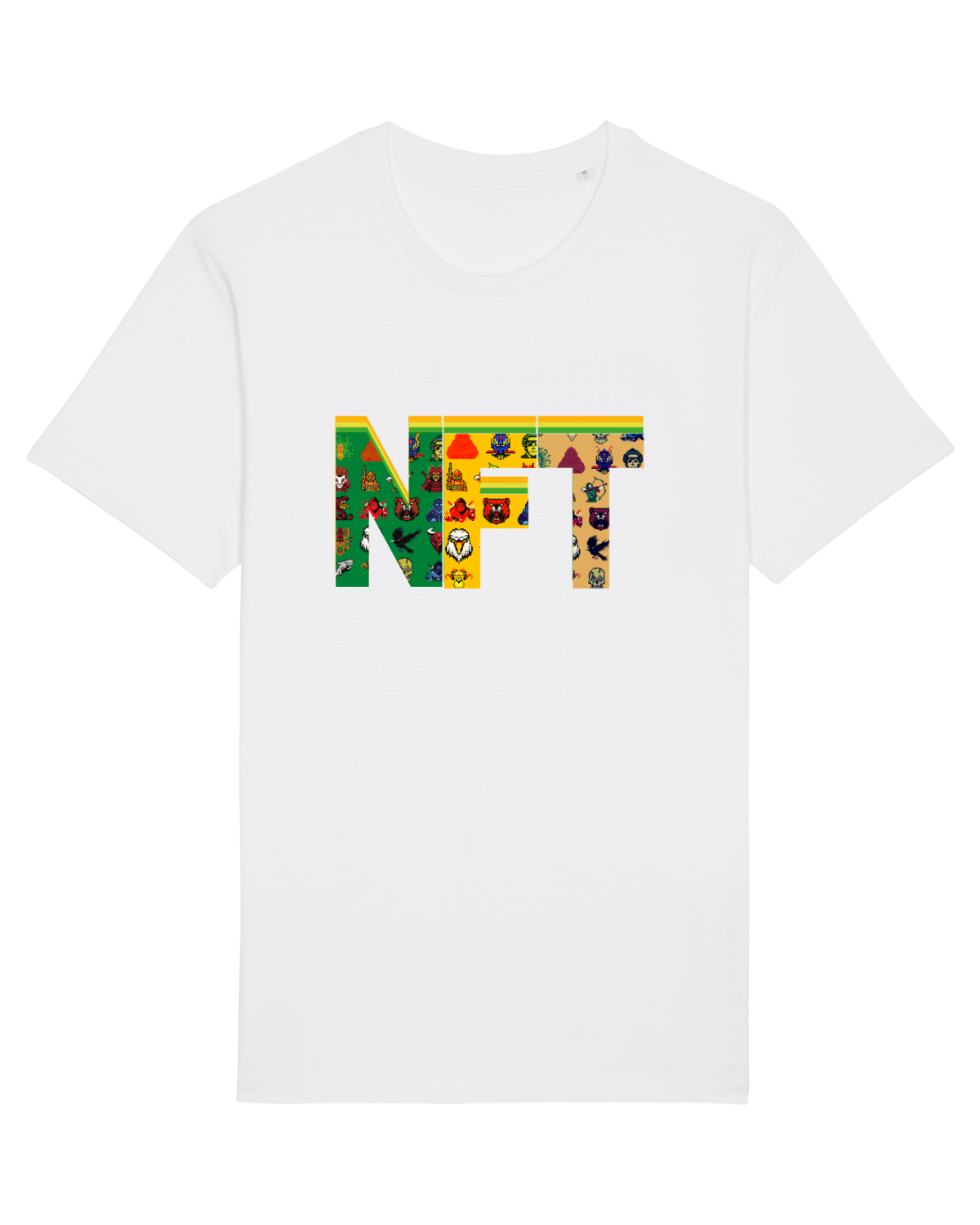 Tricou mânecă scurtă Unisex Rocker White