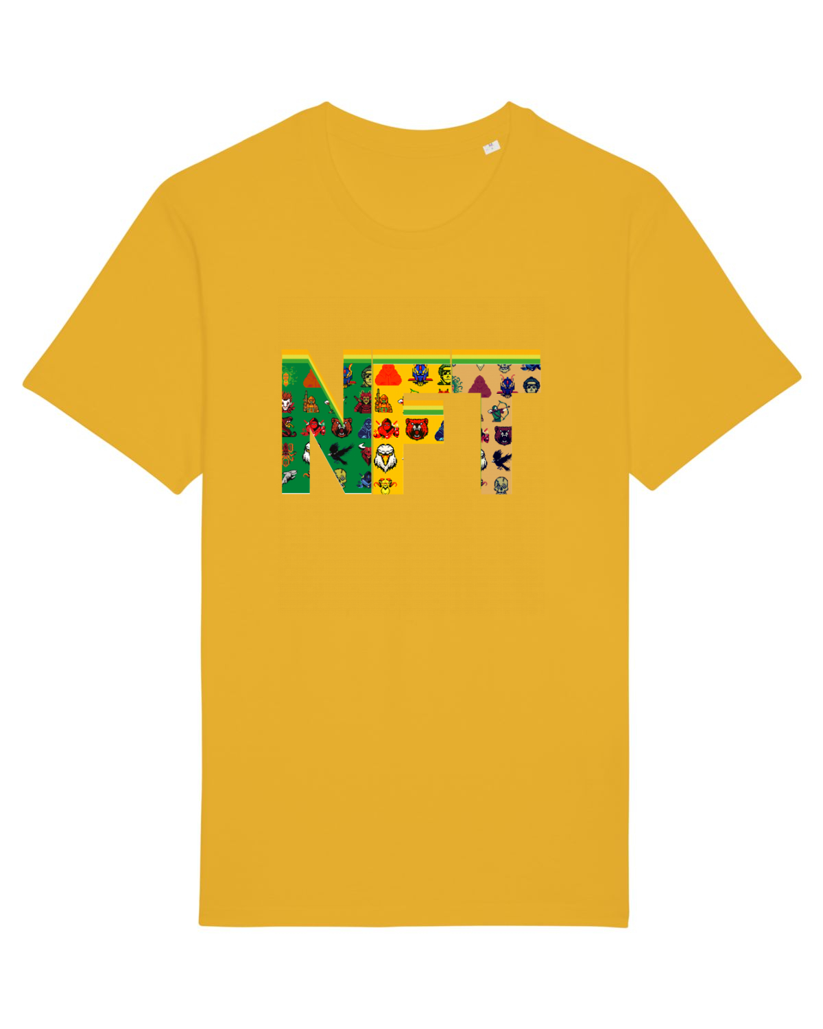 Tricou mânecă scurtă Unisex Rocker Spectra Yellow