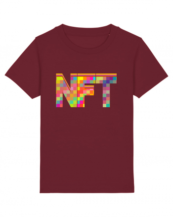 NFT Pixel Art Burgundy